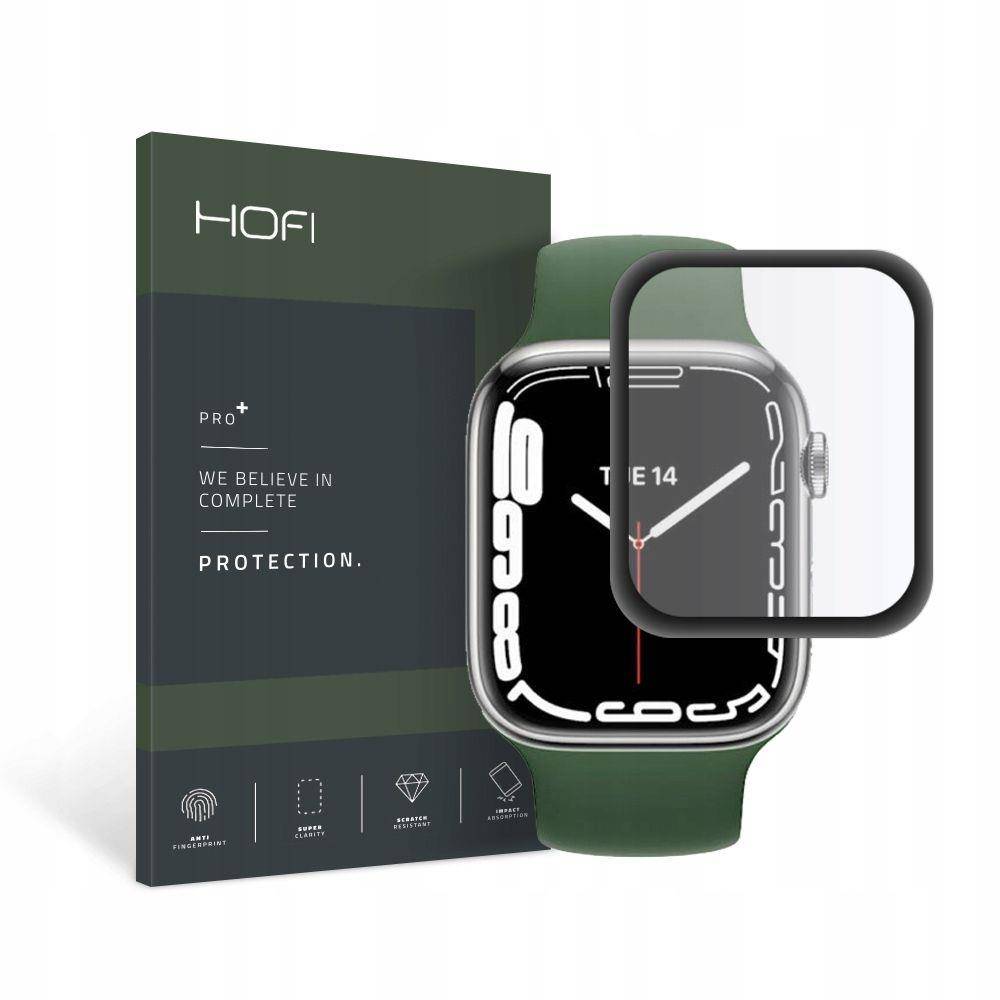 Tvrzené hybridní sklo APPLE WATCH 7 (45mm) HOFI Hybrid Pro+ černé