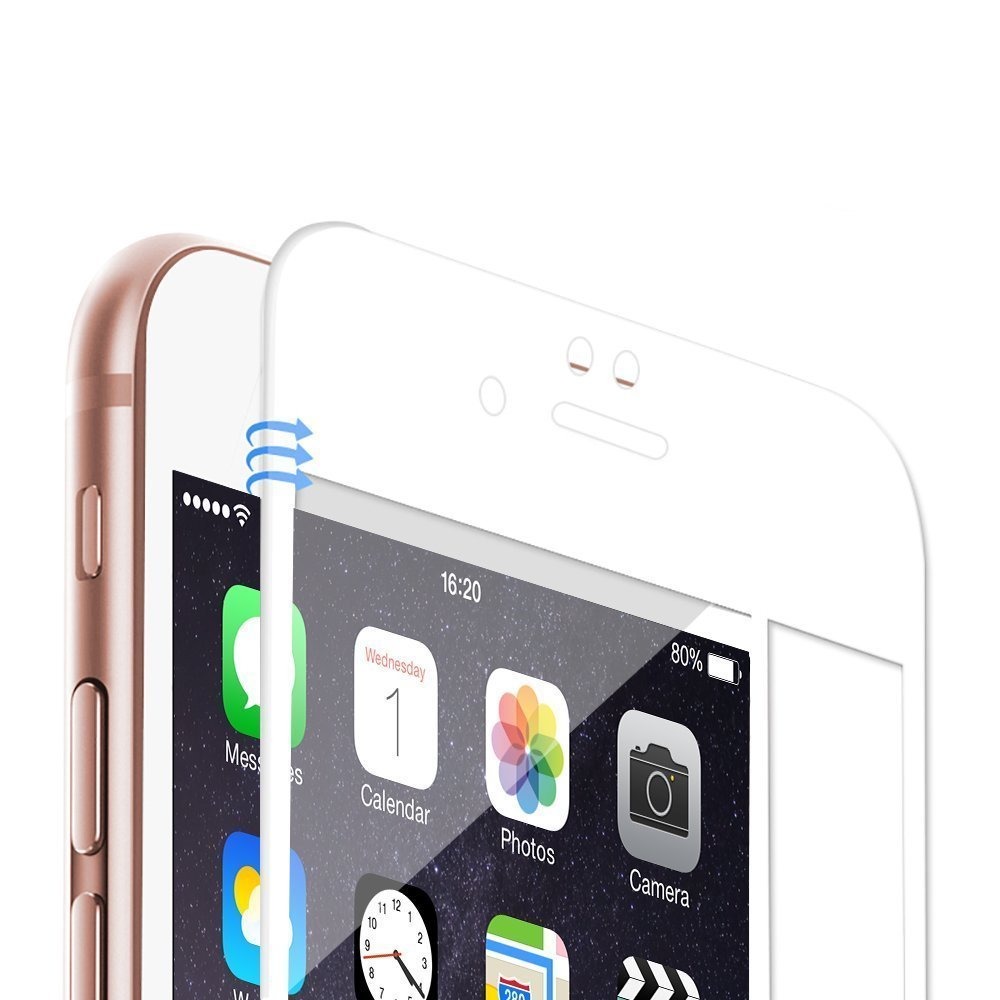 Tvrzené sklo 9D iPhone 6 Full Glue bílé