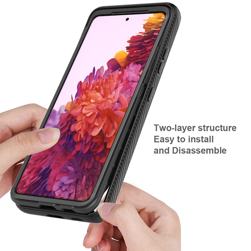 Pouzdro Samsung Galaxy S23 Plus Techsuit - Defense360 Pro + ochrana obrazovky, černé