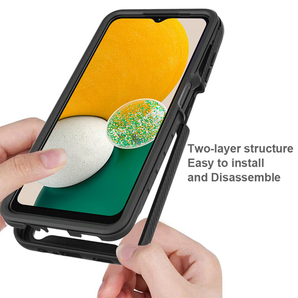 Pouzdro Samsung Galaxy A14 5G Techsuit - Defense360 Pro + ochrana obrazovky, černé