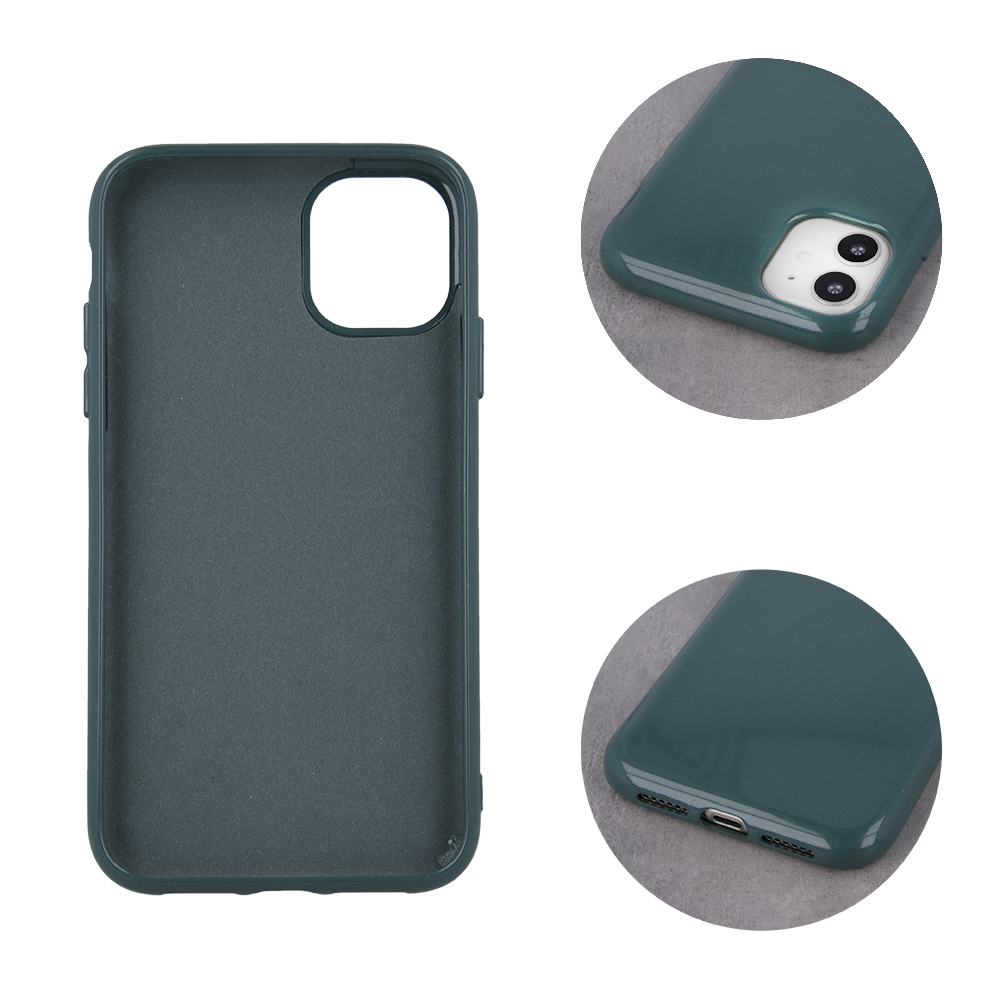 Kryt iPhone 13 Mini, Jelly Case zelený