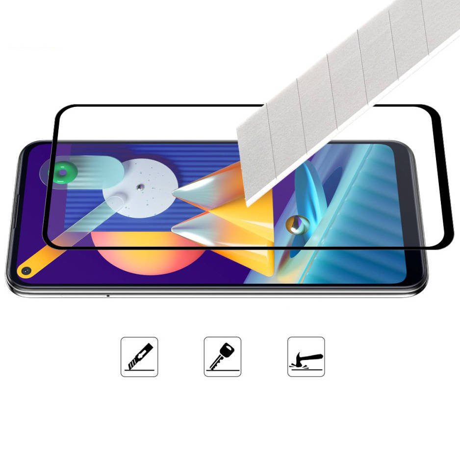Tvrzené sklo 5D Vivo Y11s / Y20s, Nexeri Full Glue černé