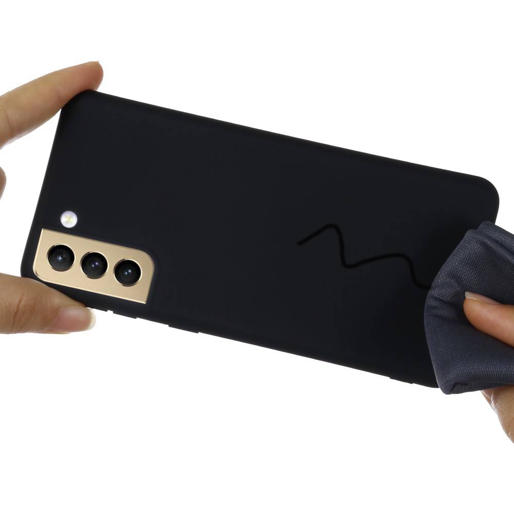 Kryt Samsung Galaxy S21 Silicone case černý
