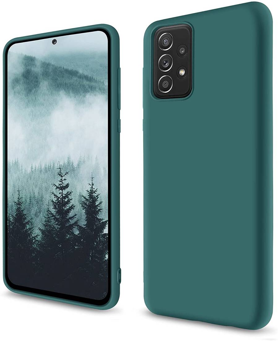 Kryt Samsung Galaxy A13 5G, Siliconový tmavě zelený