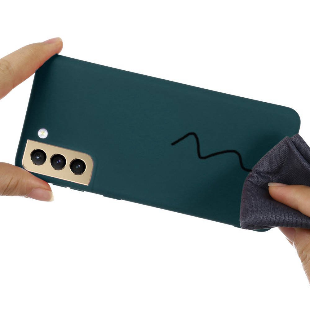 Kryt Samsung Galaxy A53 5G, Siliconový tmavě zelený