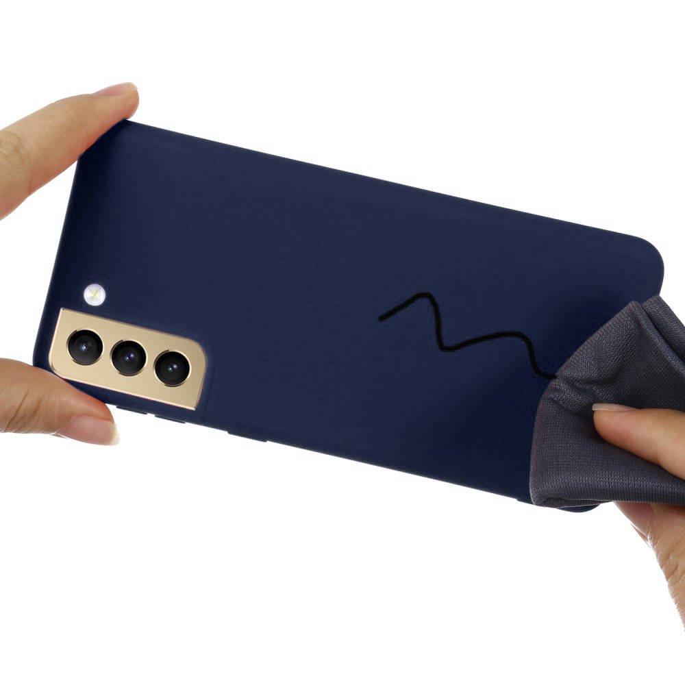 Kryt Samsung Galaxy S21 FE Silicone case modrý