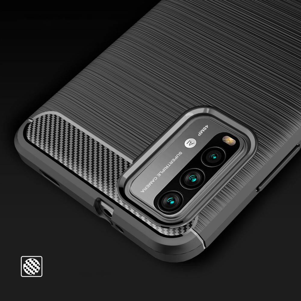 Kryt Xiaomi Redmi 9T / Poco M3, Armored Carbon black