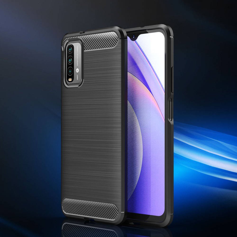 Kryt Xiaomi Redmi 9T / Poco M3, Armored Carbon black