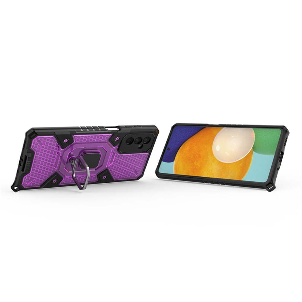 Kryt Samsung Galaxy A32 4G Techsuit Honeycomb Armor - růžovo-fialový