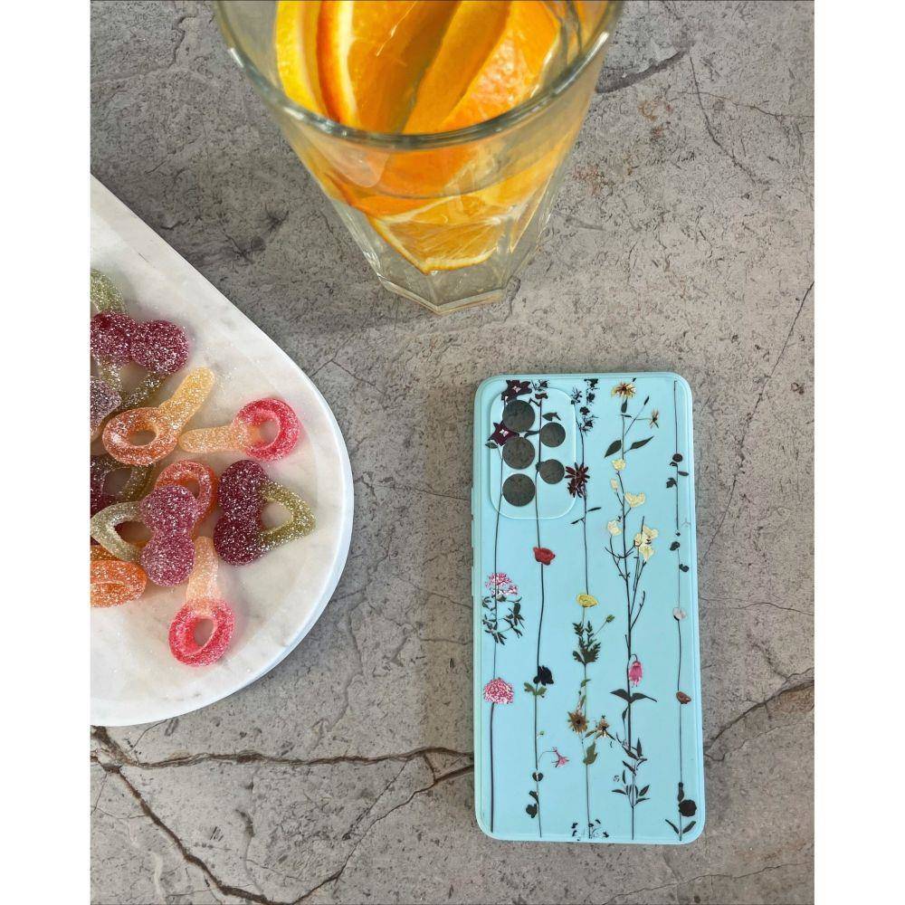 Kryt Samsung Galaxy A14 5G Tech-Protect Mood Garden tyrkysový