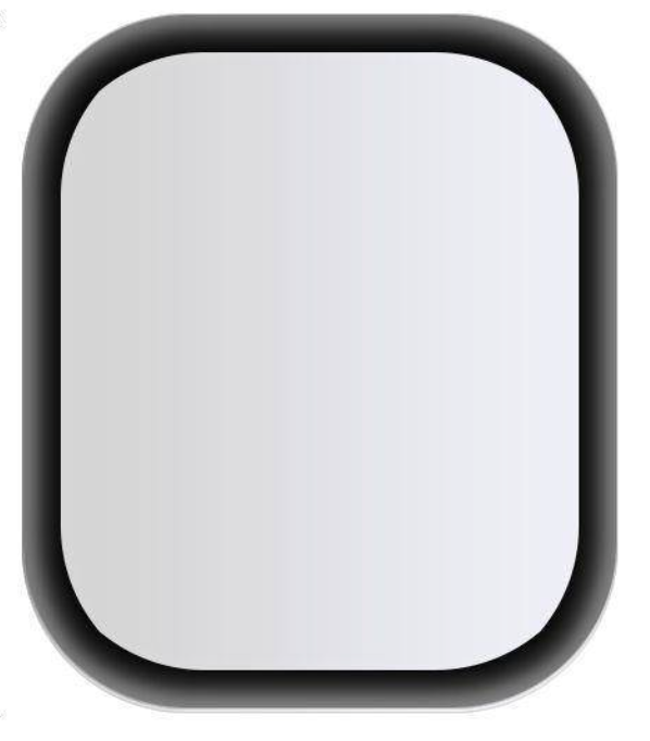 Tvrzené hybridní sklo APPLE WATCH 4 / 5 (44mm) HOFI Hybrid Pro+ černé