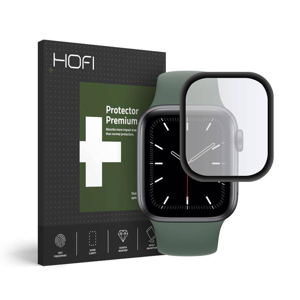 Tvrzené hybridní sklo APPLE WATCH 4 / 5 (44mm) HOFI Hybrid Pro+ černé