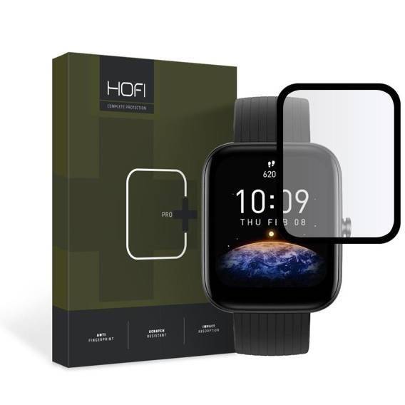 Tvrzené hybridní sklo AMAZFIT GTR 3 PRO HOFI Hybrid Pro+ černé
