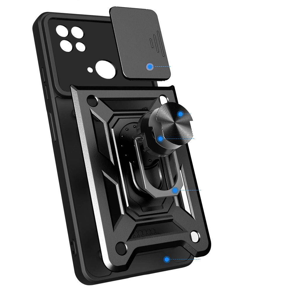 Kryt Xiaomi Redmi Note 12 5G / Poco X5 5G Tech-Protect CamShield Pro černý
