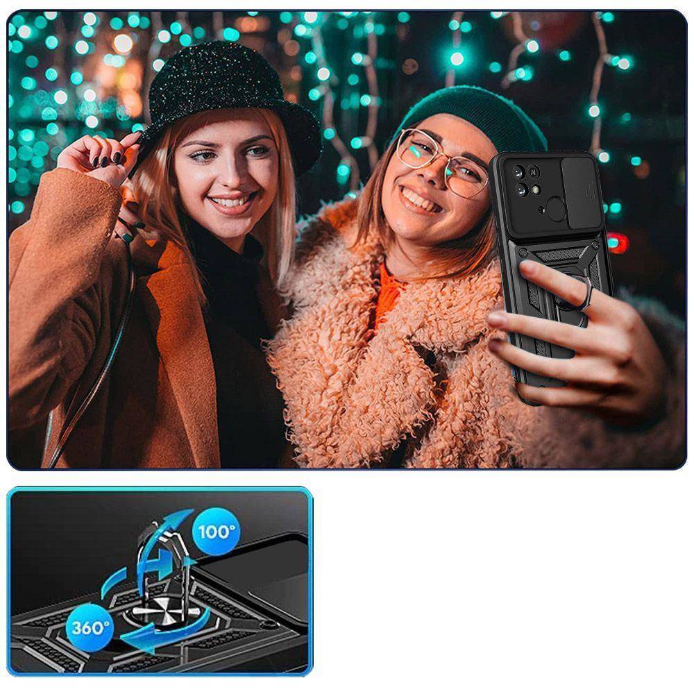 Kryt Xiaomi Redmi Note 12 5G / Poco X5 5G Tech-Protect CamShield Pro černý
