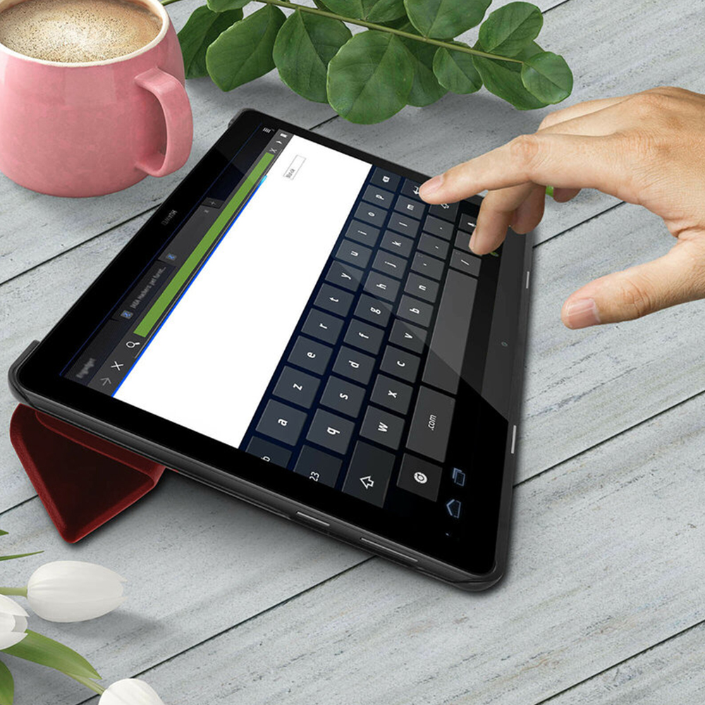 Pouzdro pro tablet Huawei MatePad SE 10.4", Techsuit FoldPro burgundy