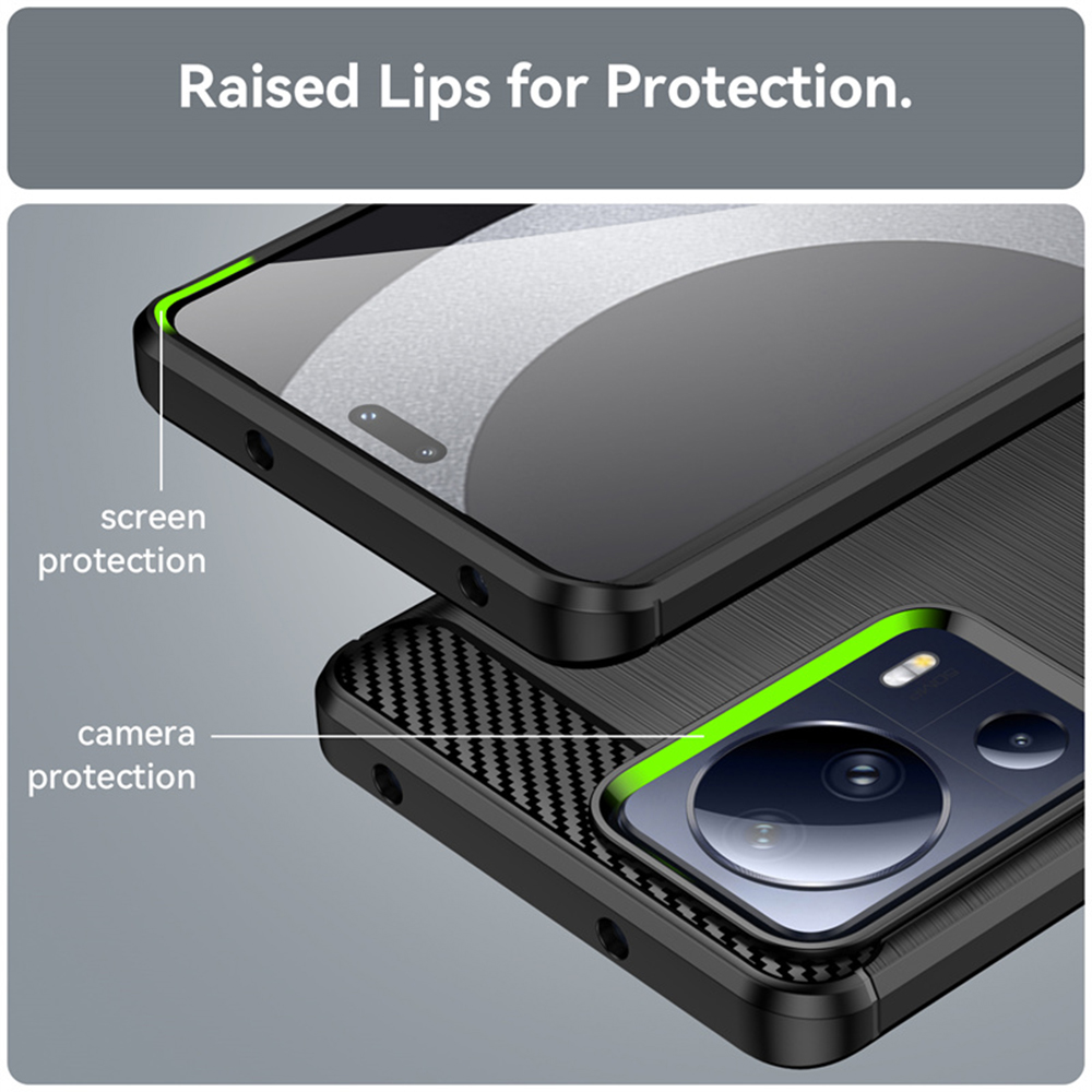 Kryt Xiaomi Redmi Note 12 Pro / Poco X5 Pro, Armored Carbon black