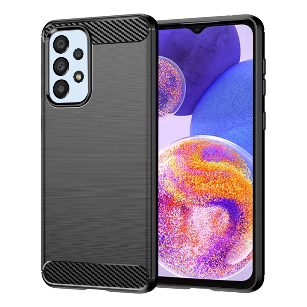 Kryt Samsung Galaxy S23 Ultra Armored Carbon černý