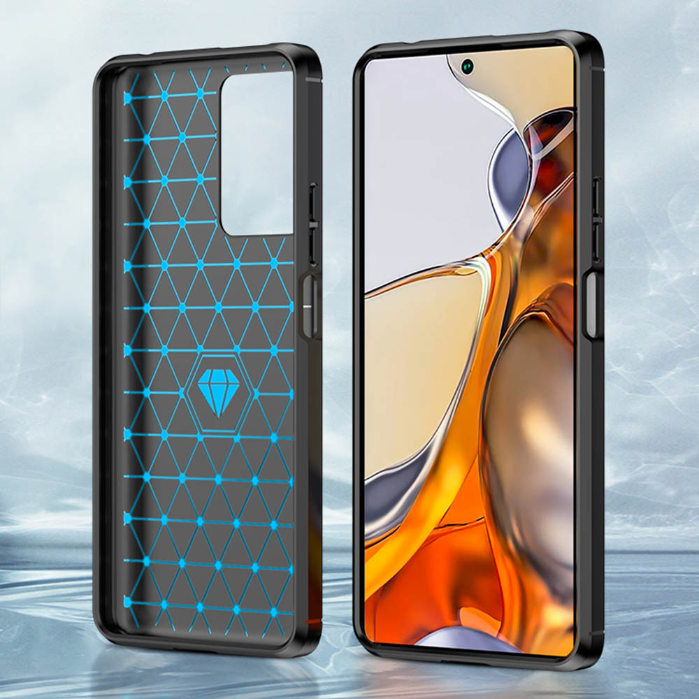 Kryt Xiaomi Redmi Note 11 4G / Redmi Note 11s 4G Armored Carbon black