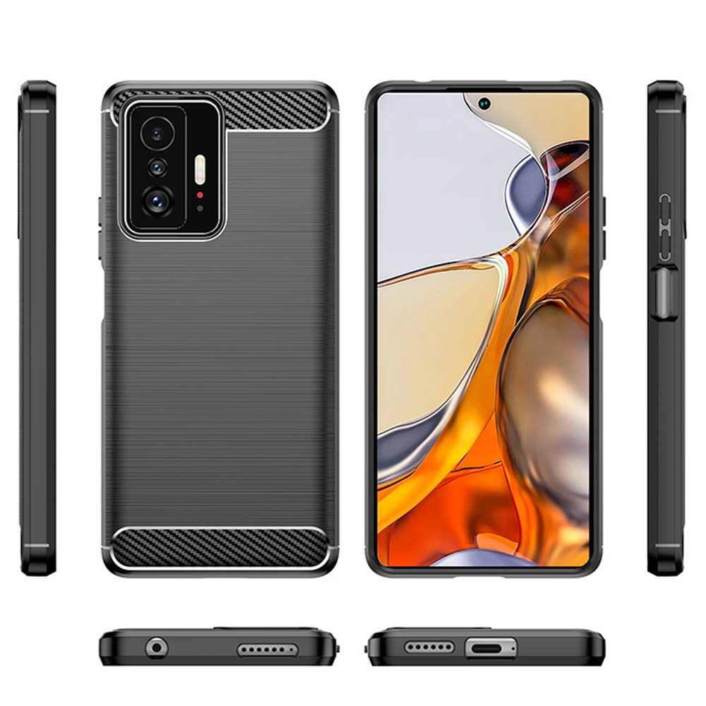 Kryt Xiaomi Redmi Note 11 4G / Redmi Note 11s 4G Armored Carbon black