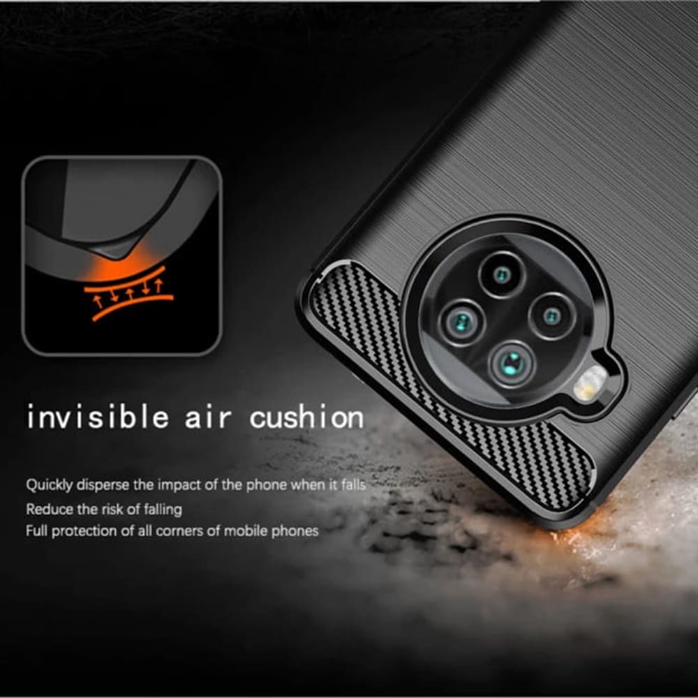 Kryt Xiaomi Mi 10T 5G / Mi 10T Pro 5G, Armored Carbon black