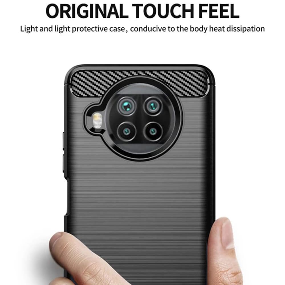 Kryt Xiaomi Mi 10T 5G / Mi 10T Pro 5G, Armored Carbon black