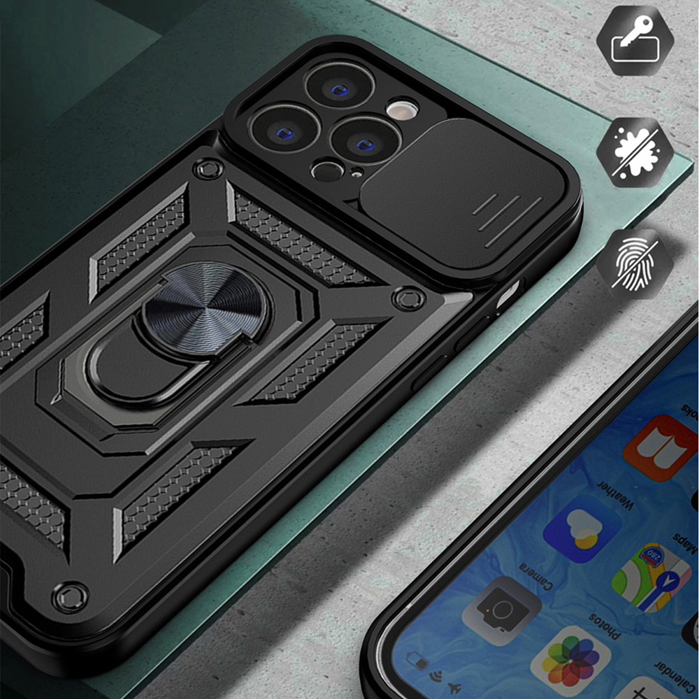 Kryt iPhone 16 Pro, Techsuit CamShield Pro rose gold
