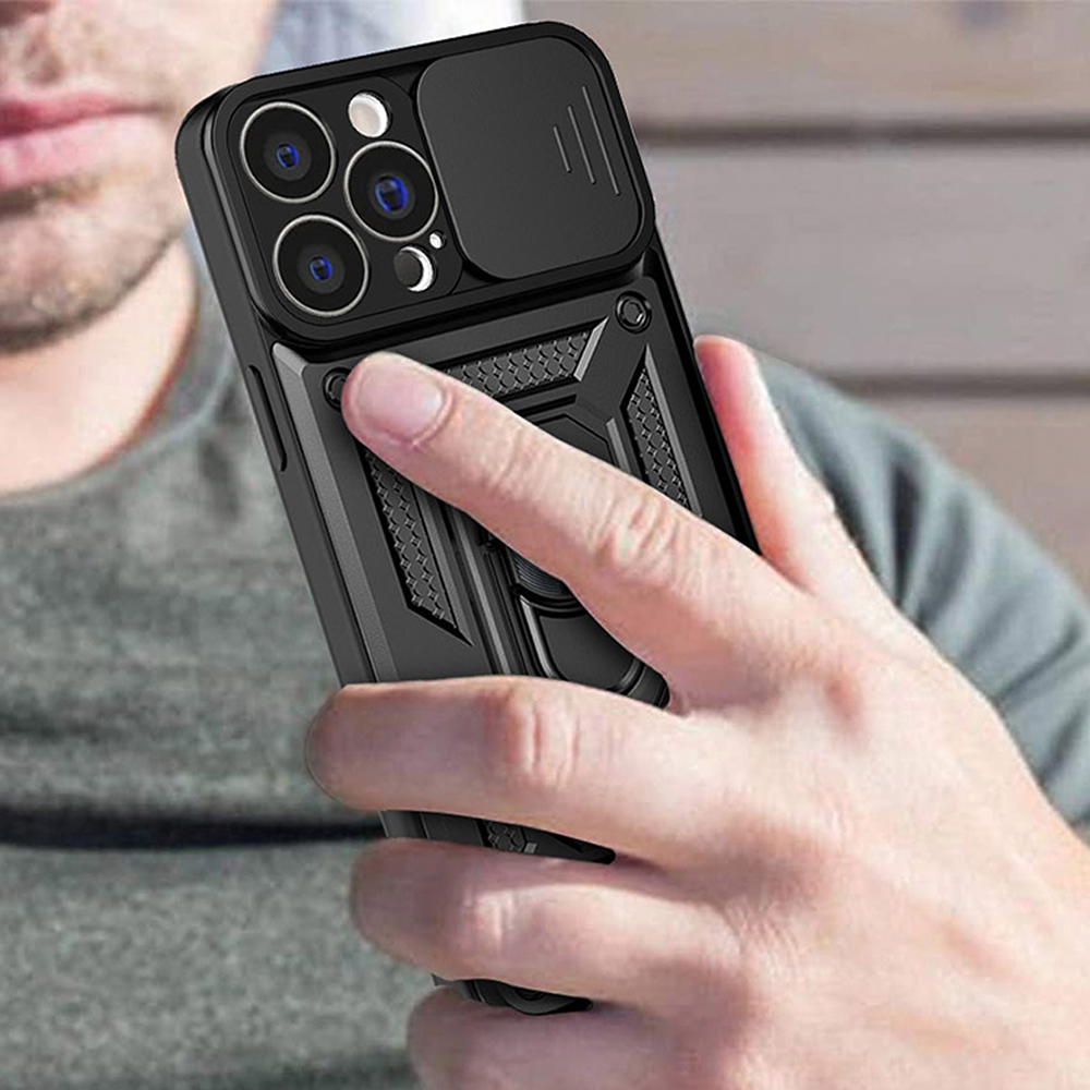 Kryt iPhone 16, Techsuit CamShield Pro rose gold