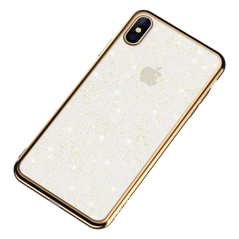 Kryt iPhone XS Max Sulada Glitter zlatý