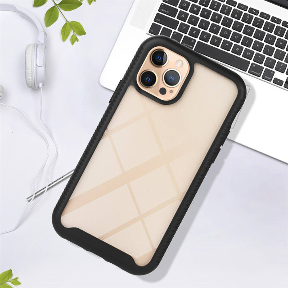 Pouzdro iPhone 15 Pro Techsuit - Defense360 Pro + ochrana obrazovky, černé