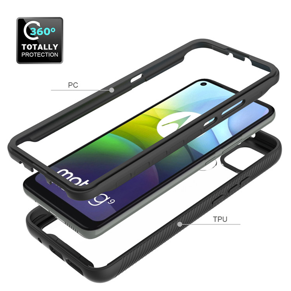Pouzdro Motorola Moto Moto G Power 5G Techsuit - Defense360 Pro + ochrana obrazovky, černé