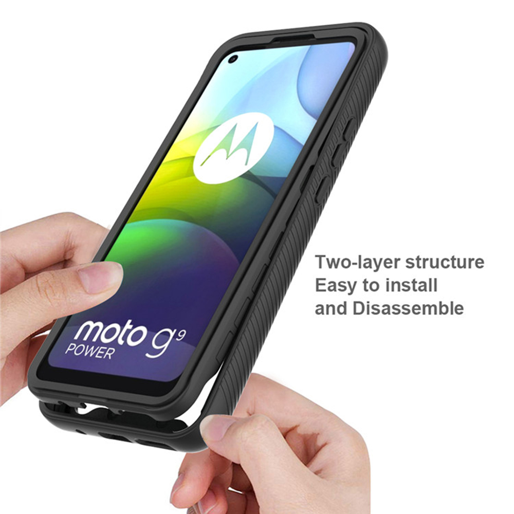 Pouzdro Motorola Moto Moto G Power 5G Techsuit - Defense360 Pro + ochrana obrazovky, černé