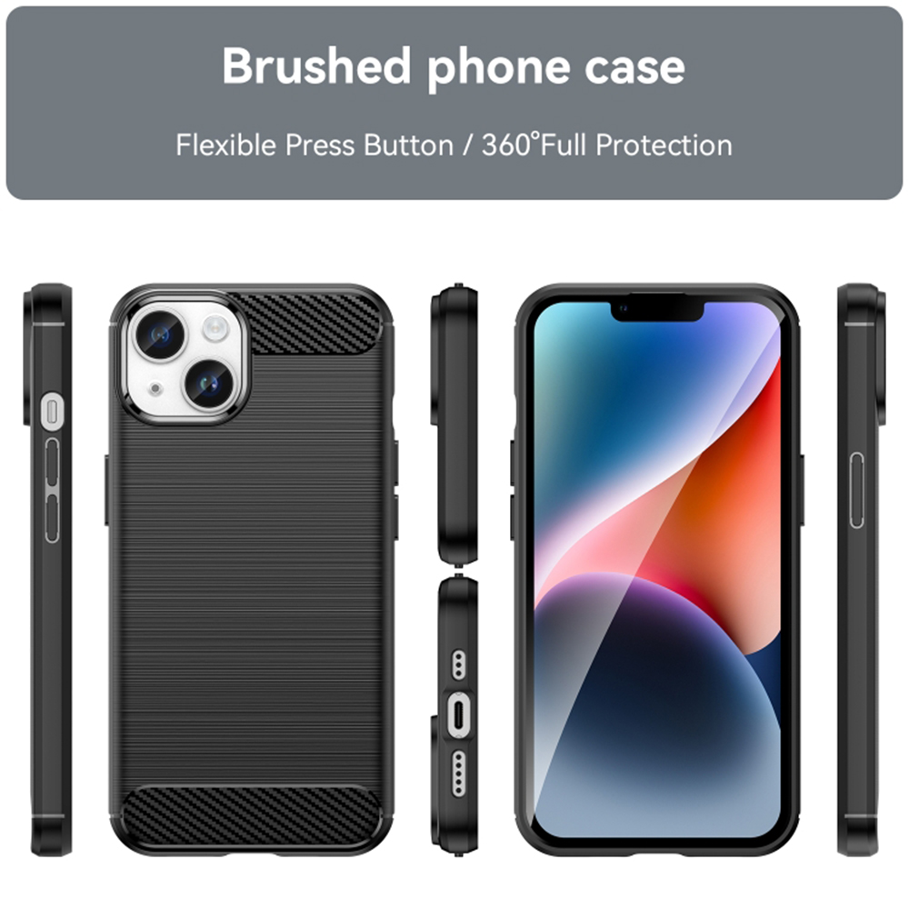 Kryt iPhone 15 Armored Carbon černý