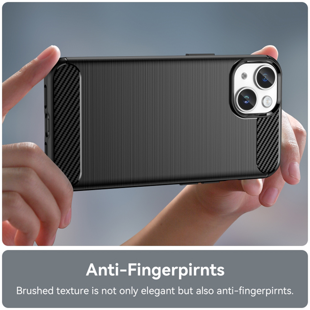 Kryt iPhone 15 Armored Carbon černý