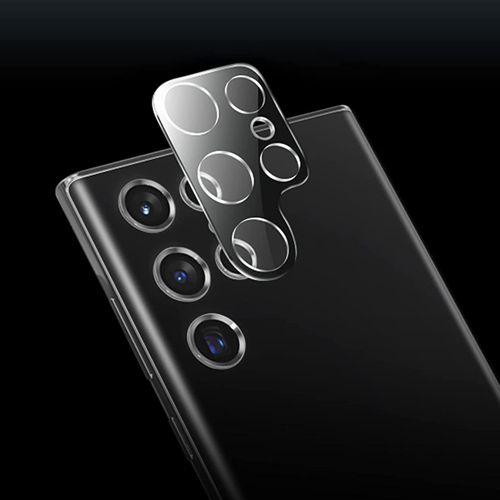 Hybridní sklo pro celý fotoaparát Samsung Galaxy A22 4G / A22 5G / M22 4G – Mocolo, černé