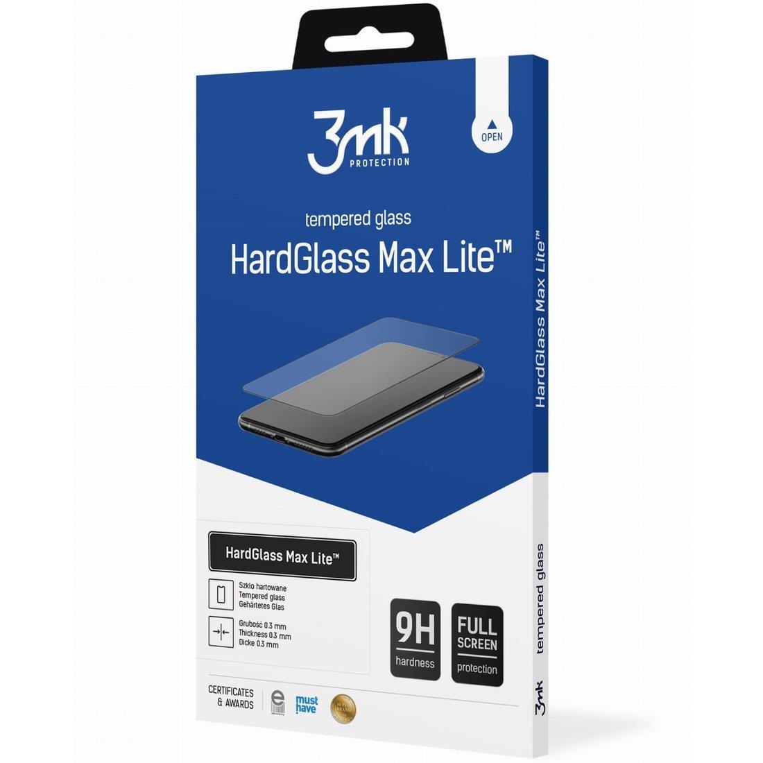 Tvrzené sklo 5D Samsung Galaxy A13 4G / M23 4G / M23 5G, 3mk Hard Glass Max Lite černé