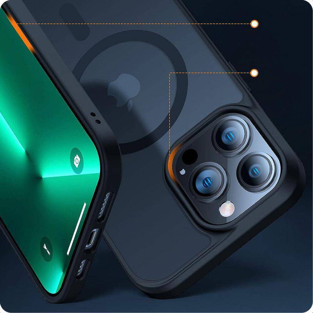 Kryt Apple iPhone 15 Tech-Protect Magmat MagSafe matná černá