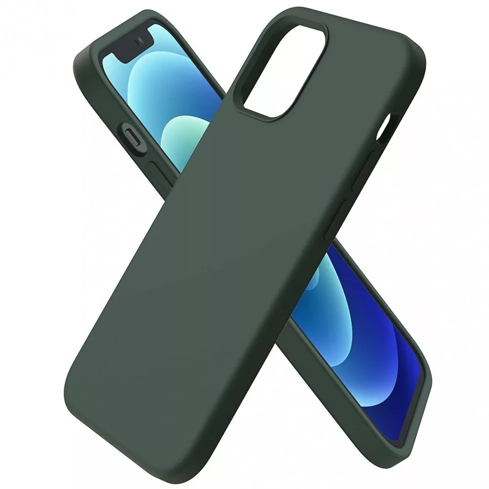 Kryt Samsung Galaxy A34 5G Siliconový tmavě zelený