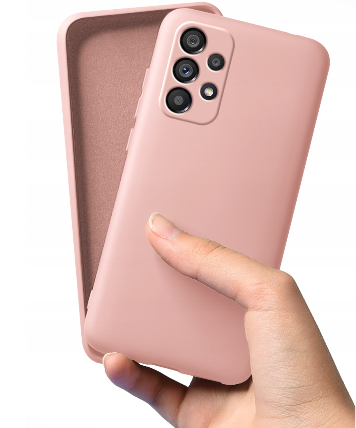 Kryt Samsung Galaxy A34 5G, siliconový, růžový