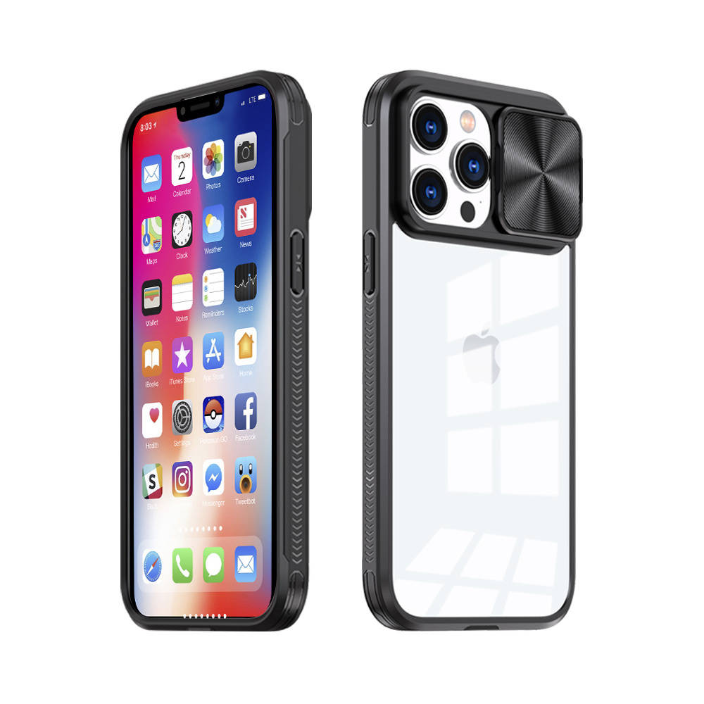 Kryt iPhone 15 Pro Max Nexeri Camslider černý