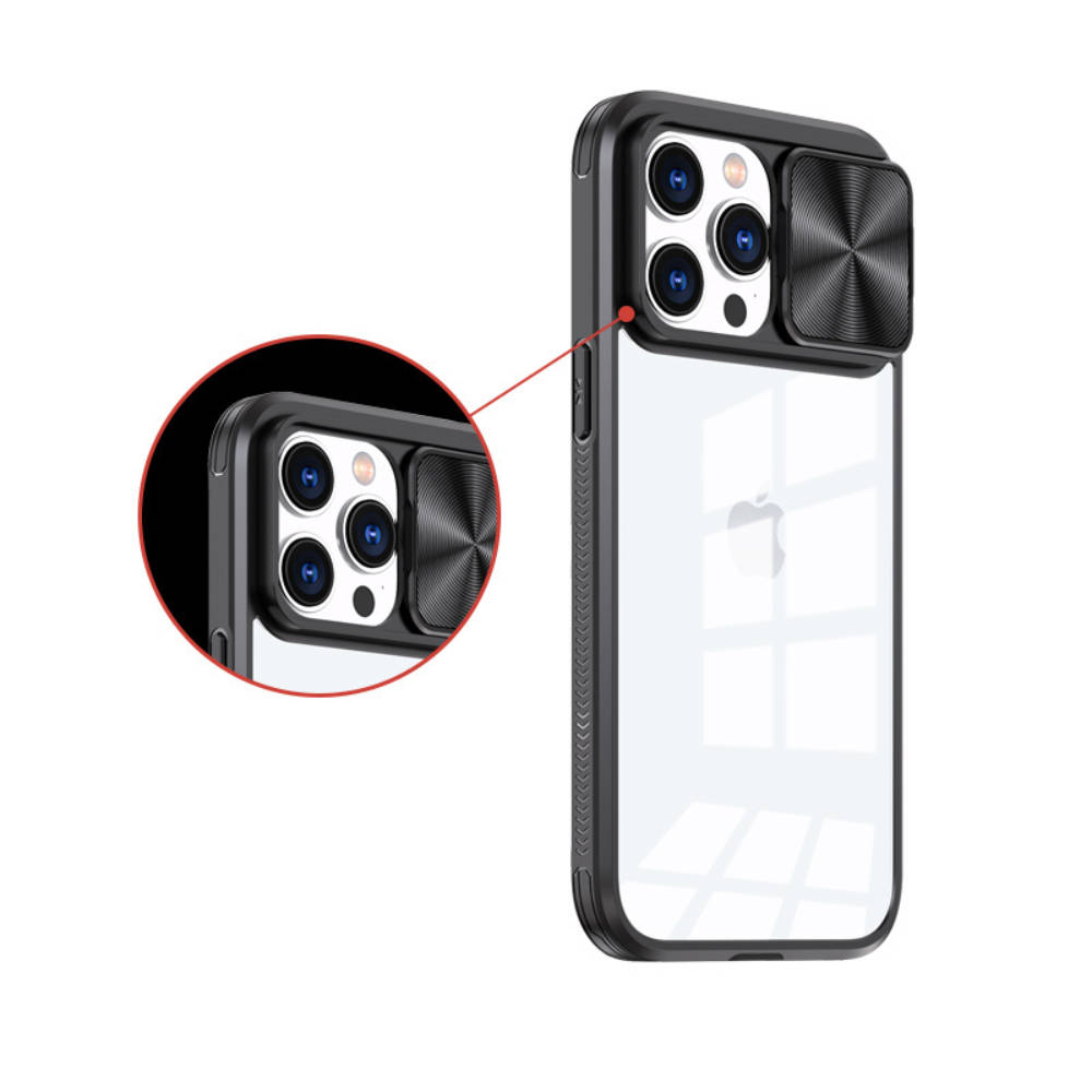 Kryt iPhone 15 Pro Max Nexeri Camslider černý