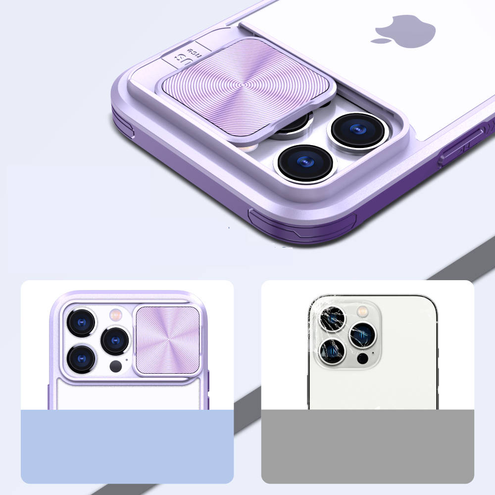 Kryt iPhone 15 Plus Nexeri Camslider purple