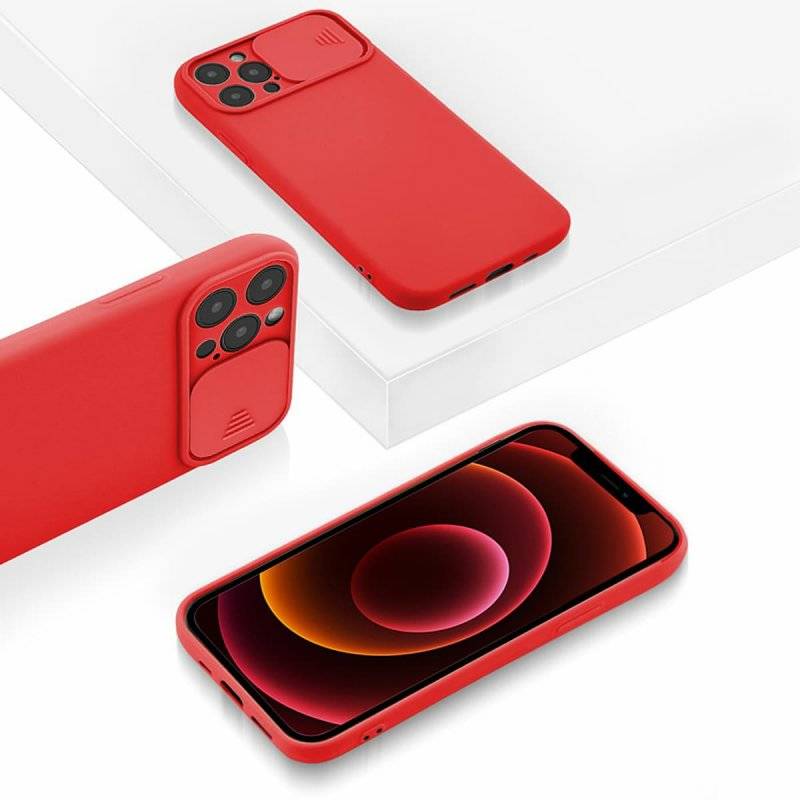 Kryt Motorola Moto G10 / G30 s krytem fotoaparátu - červený