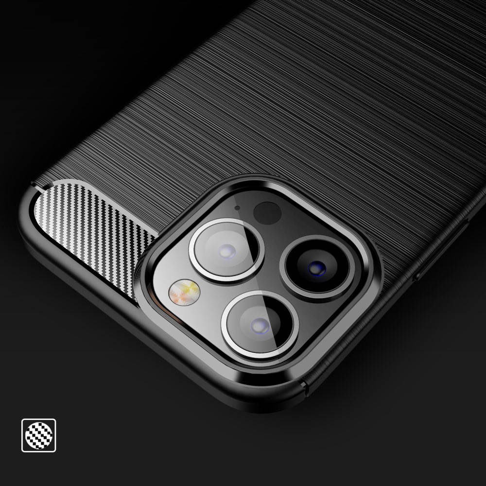Kryt iPhone 16 Nexeri TPU Premium Carbon černé