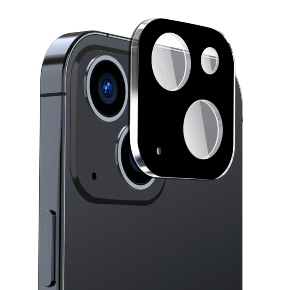 Sklo pro celý fotoaparát iPhone 15 Plus – černé