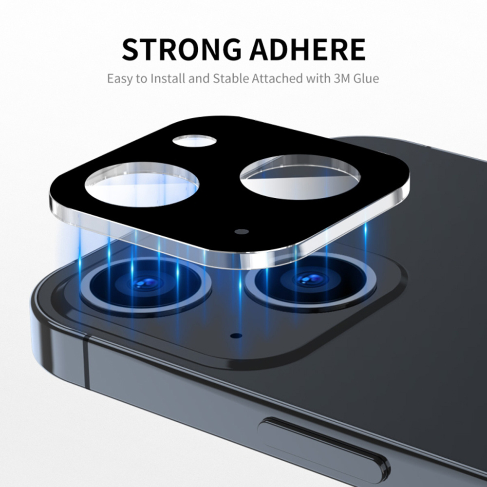 Sklo pro celý fotoaparát iPhone 15 Plus – černé