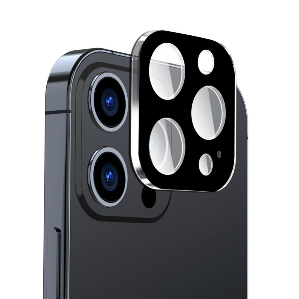 Sklo pro celý fotoaparát iPhone 15 Pro Max – černé