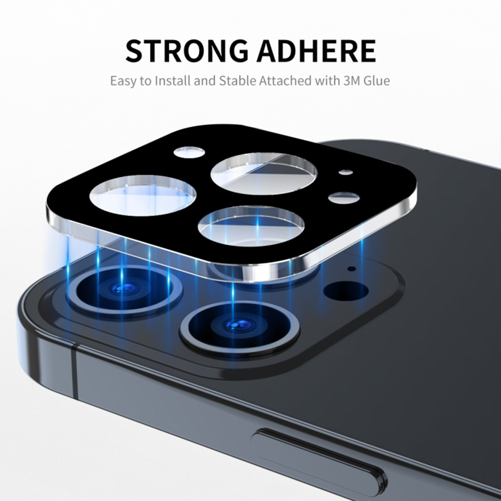 Sklo pro celý fotoaparát iPhone 15 Pro Max – černé