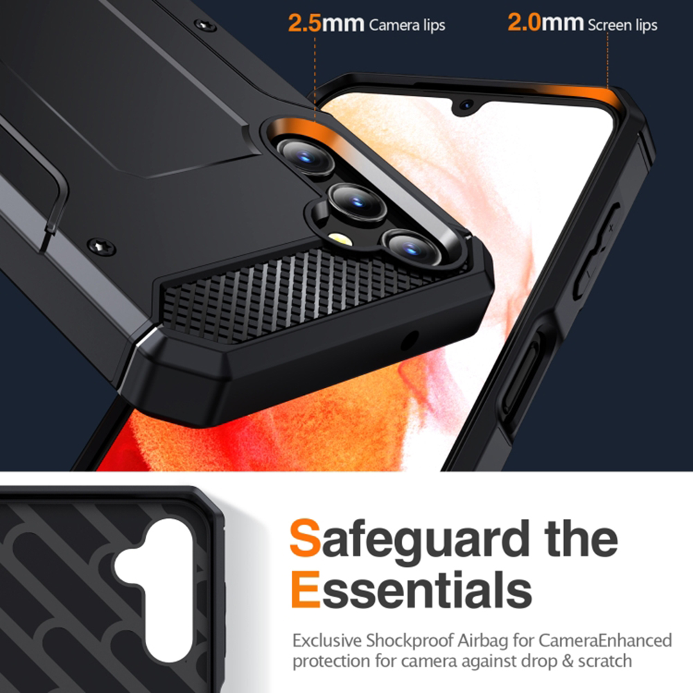 Kryt Samsung Galaxy A54 , Techsuit - Hybrid Armor Kickstand, černý