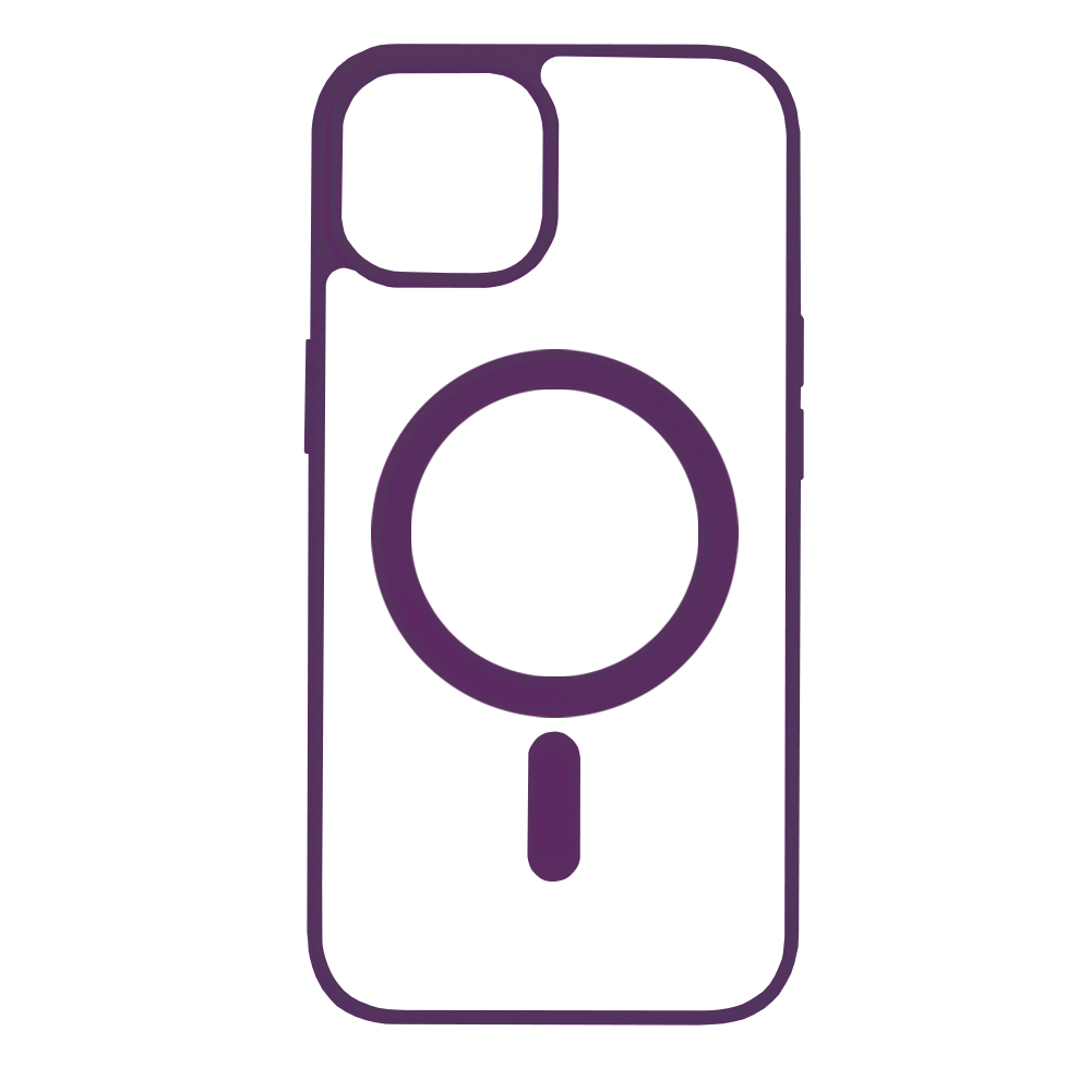Kryt iPhone 15 Plus, Techsuit - MagSafe Pro, fialový